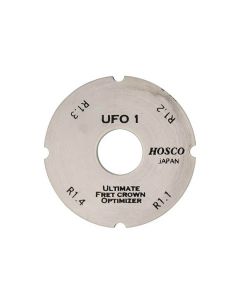 Hosco Japan ultimate fret crown optimizer, four radii (1.1-1.4mm) for small-medium frets, #600 grit diamond