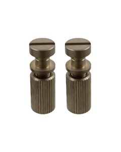 Allparts studs and anchors for Stratopbar tailpiece, aged chrome, set of 2 pcs.