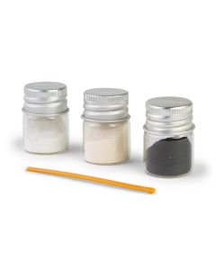 StewMac nut rescue powder for filling nut slots, to be used with superglue
