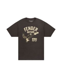 Fender Wings To Fly T-Shirt, vintage black, S
