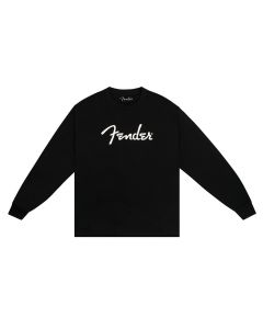 Fender Spaghetti logo long sleeve T-shirt, black, XL