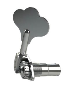 Hipshot HB6 1/2" licensed Ultralite  bass tuning machine, chrome, clover key