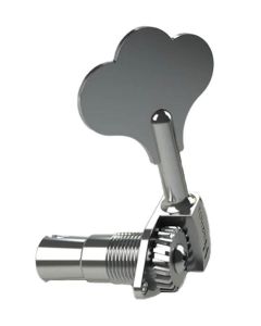 Hipshot HB6 1/2" licensed Ultralite  bass tuning machine, chrome, clover key, treble side