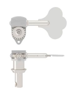 Hipshot HB6 3/8" USA Ultralite  bass tuning machine, chrome, clover key