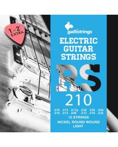 Galli 12-string set electric, nickel roundwound, light, 2x010-2x013-017-008-026-012-036-018-046-026