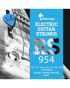 Galli 7-string set electric, nickel roundwound, light, 009-011-016-024-032-042-054