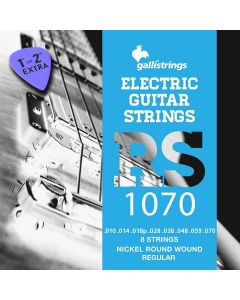 Galli 8-string set electric, nickel roundwound, 010-014-018-028-038-048-059-070