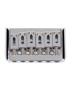 Boston bridge-tailpiece, PRS-model, pitch: 10,5mm, strings through body, chrome