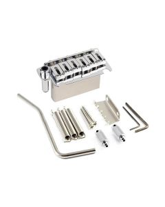 Gotoh tremolo, pitch 10,8 mm, steel block, solid steel saddles, 2 pivot point, chrome