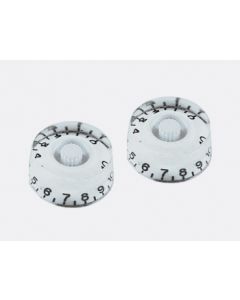 Allparts PK 0130-025 LP Knob(2) speed White 