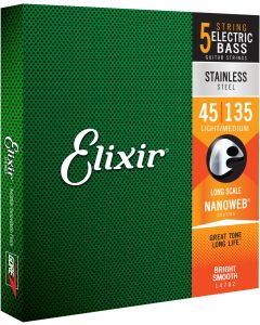 Elixir 14782 St.Steel Bass L/M 5 045/135