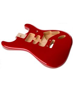 Fender S-Body Deluxe Alder c. apple red 