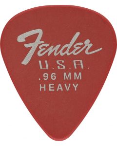 Fender® 351 Dura-Tone Picks 096 red 12 