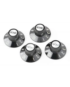 Fender® 72 Tele® Cst Pot Knobs black (4)