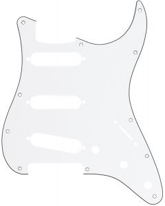 Fender® Am.Std. Strat® Pickguard white 