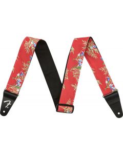 Fender® Hawaiian Strap red floral 5cm 