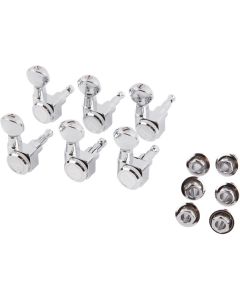Fender® Locking Tuners stagg. chrome 6l 