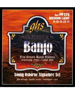 GHS PF 175 5-Str. Banjo String St. Steel