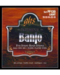 GHS PF130 5-Str. Banjo St.steel Ball End