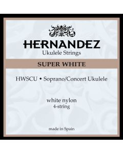 Hernandez Ukulele White Soprano/Concert 