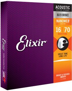 Elixir 11306 6-St Baritone 80/20 016/070