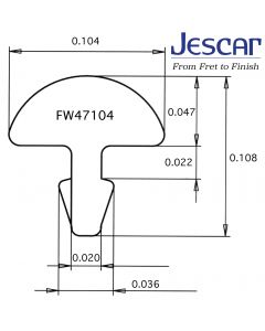 Jescar 47104S Fret Wire 2