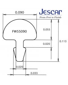 Jescar 55090 Fret Wire 2