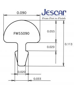 Jescar 55090S Fret Wire 2