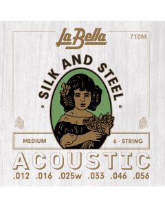 La Bella 710M Silk & Steel Medium