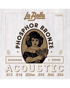 La Bella 7GPB Phosphor Bronze 012/056