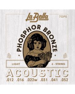 La Bella 7GPS Phosphor Bronze 012/052