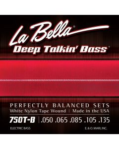 La Bella Bass 750TB White Nylon 050/135 