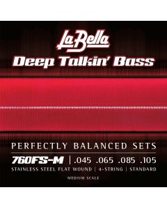 La Bella Bass 760FS-M Flat Med. 045/105