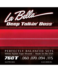 La Bella Bass 760T White Nylon 060/115 