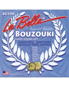 La Bella Bouzouki Stainl.Steel Loop End 010/013