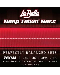 La Bella Deep Talkin' Black Nylon Bass 060/115