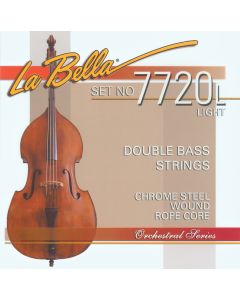 La Bella Double Bass 7720L chr.st. flatw