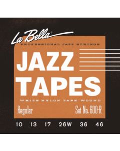 La Bella Jazz Tapes 600 White Nylon * 