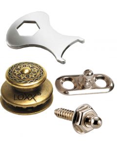 Loxx Security Lock Acoustic Vict. Brass