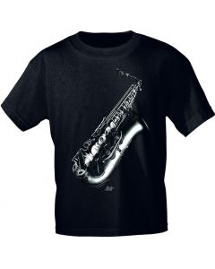 T-Shirt black Alto Saxophone L 