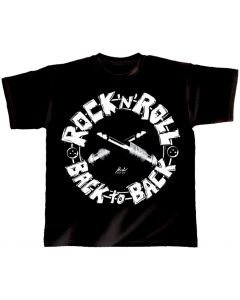 T-Shirt black Back to back XXL 