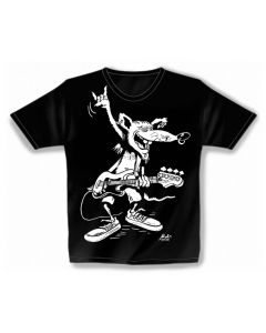 T-Shirt black Bass Rat L