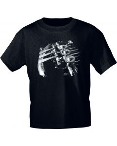 T-Shirt black Waldhorn-Ventil M
