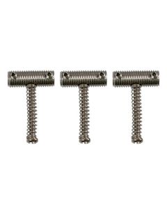 Allparts vintage style steel bridge saddles for Telecaster