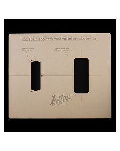 Routing Template, Charlie Christian, Pickguard Mount