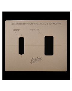 Routing Template, Charlie Christian, Body Mount