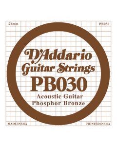 D'Addario Phosphor Bronze .030 snaar