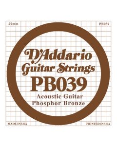 D'Addario Phosphor Bronze .039 snaar