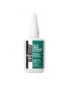 Gluboost Fill n’ Finish ultra thin finisher cyanoacrylic glue