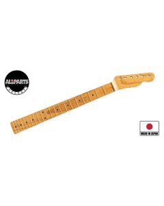 Allparts VIN-MOD replacement neck for Telecaster, AAA+ roasted flamed maple, soft V shape, unfinished (Selected Limited Edition)